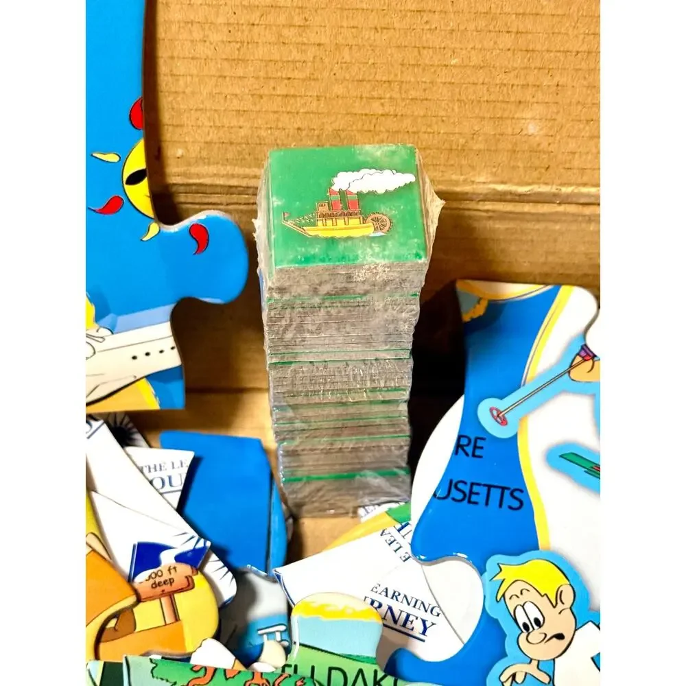 The Learning Journey Puzzle Doubles! Find It! USA giant floor puzzle interactive